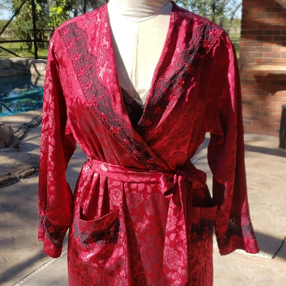 Exquisite vintage Linda Retro Peignor 2pc set - Picture 2 of 14